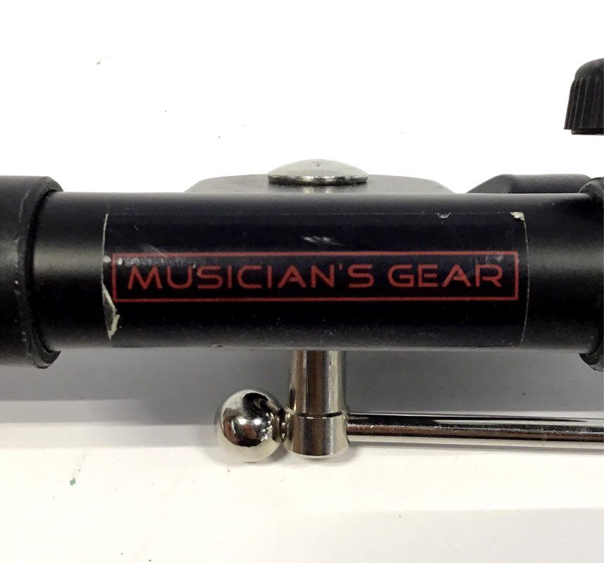 Musician's Gear Black Boom Arm Microphone Stand