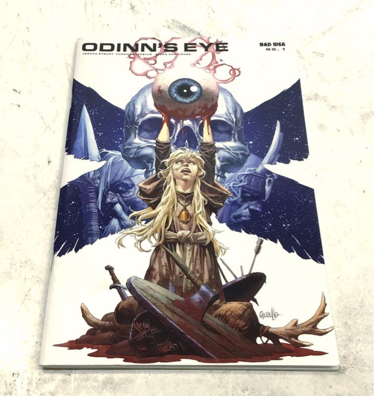 Mixed Modern Comic Book Lot Bad Idea Odinn's Eye WildC.A.T.S WWE 7 Books