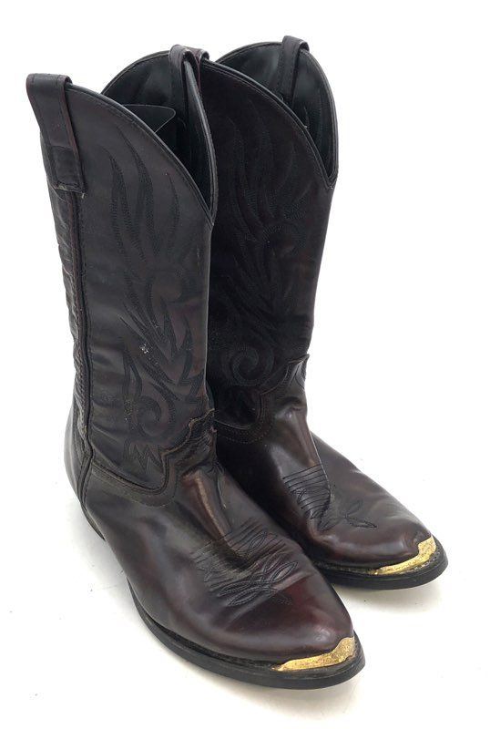 Laredo 12628 Dark Cherry Brown Western Cowboy Boots Men's Size 12 EW