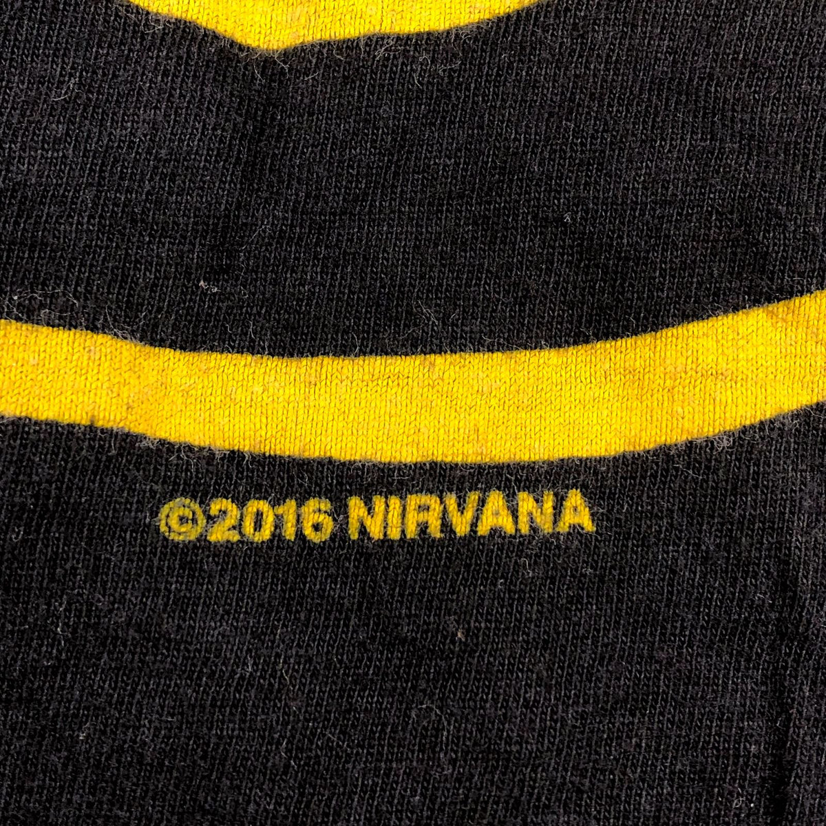 Lot of 2 Vintage Y2K Nirvana Band T-Shirts: Black/Smiley (L) &amp; Green/Logo (XL)