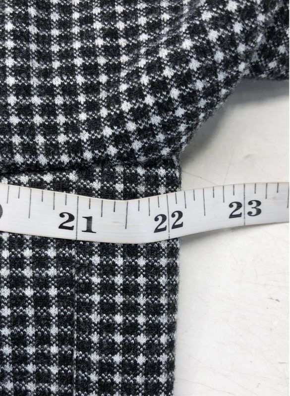 Missguided Women's Oversized Boyfriend Blazer Black Check Double Breasted 0 NWT