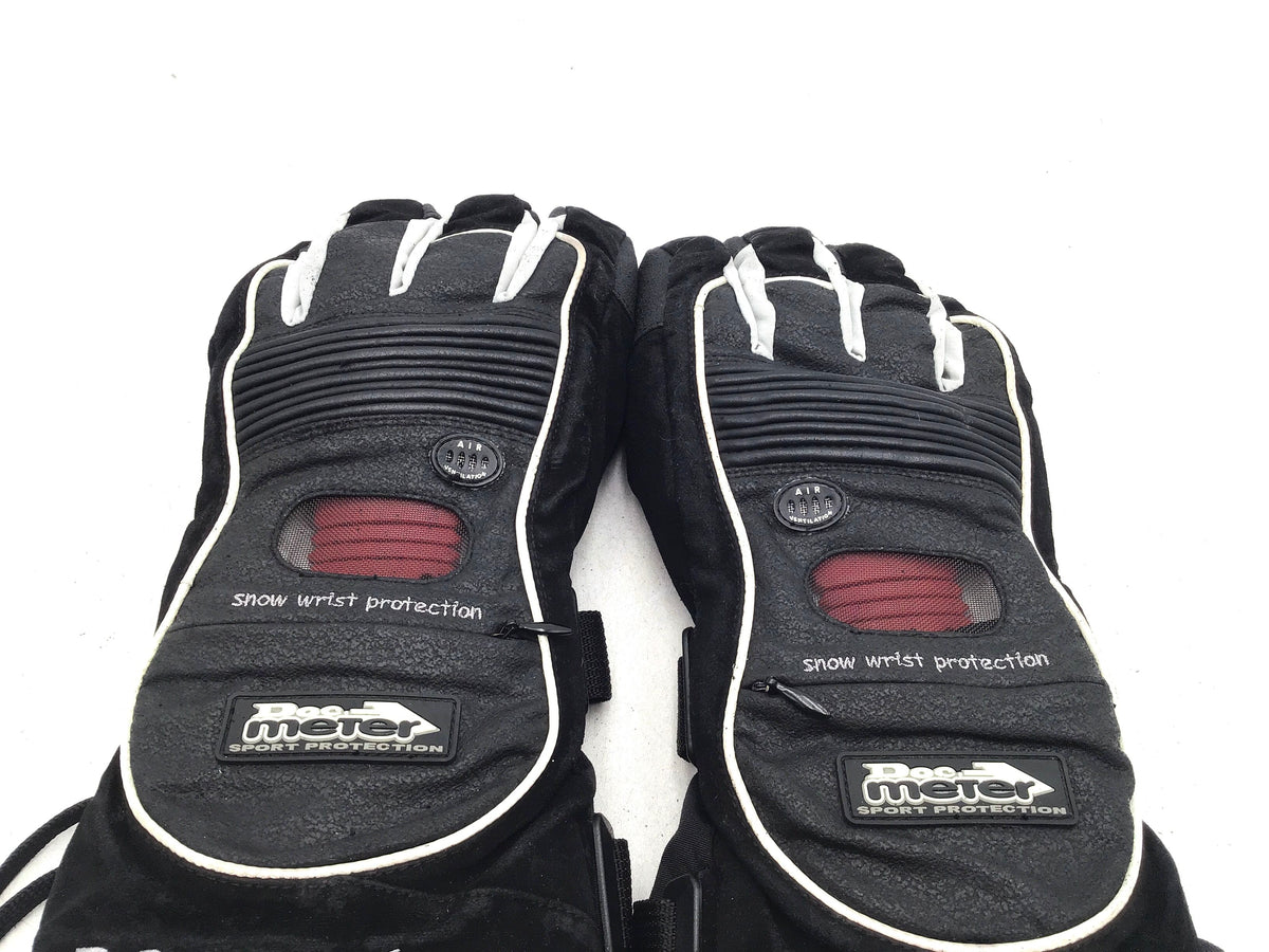 Docmeter Men&#39;s Black Snow Wrist Protection Gloves - Size Small