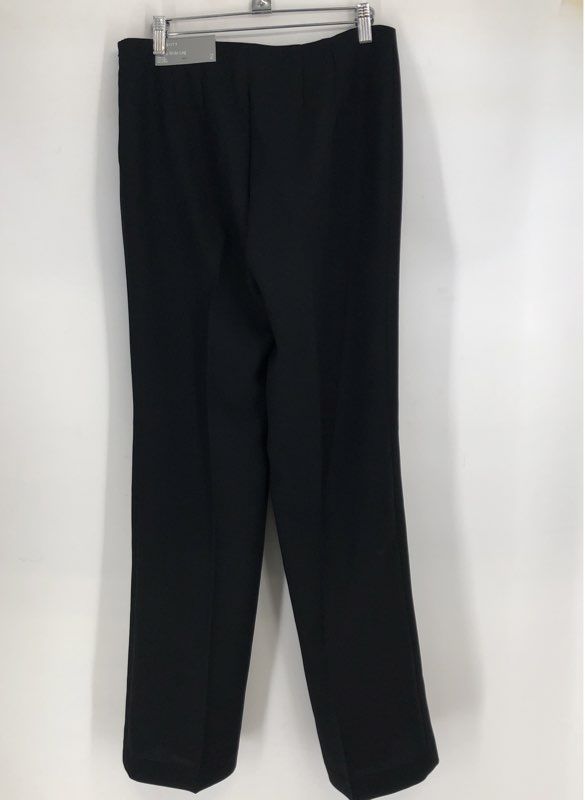NWT Talbots Women's Black Crepe Wide-Leg Trouser Pant - Size 2