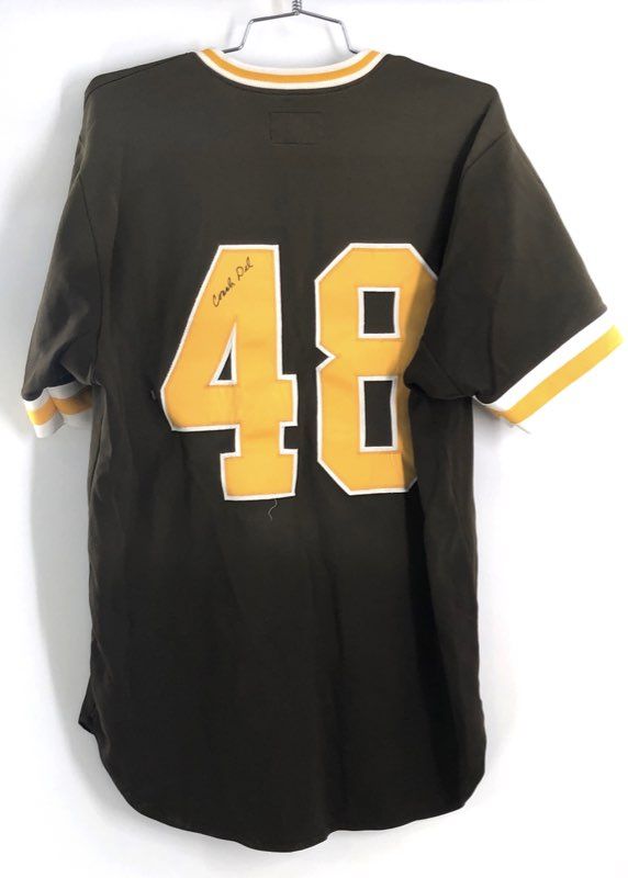 Vintage 80s Van Ginkel's Men's Brown St. Francis Baseball Jersey Henley Sz L