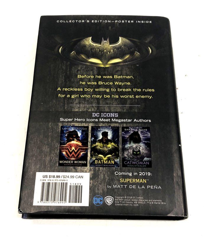 Marie Lu & Matt de la Pena Signed Batman & Superman DC Icons Hardcover Set
