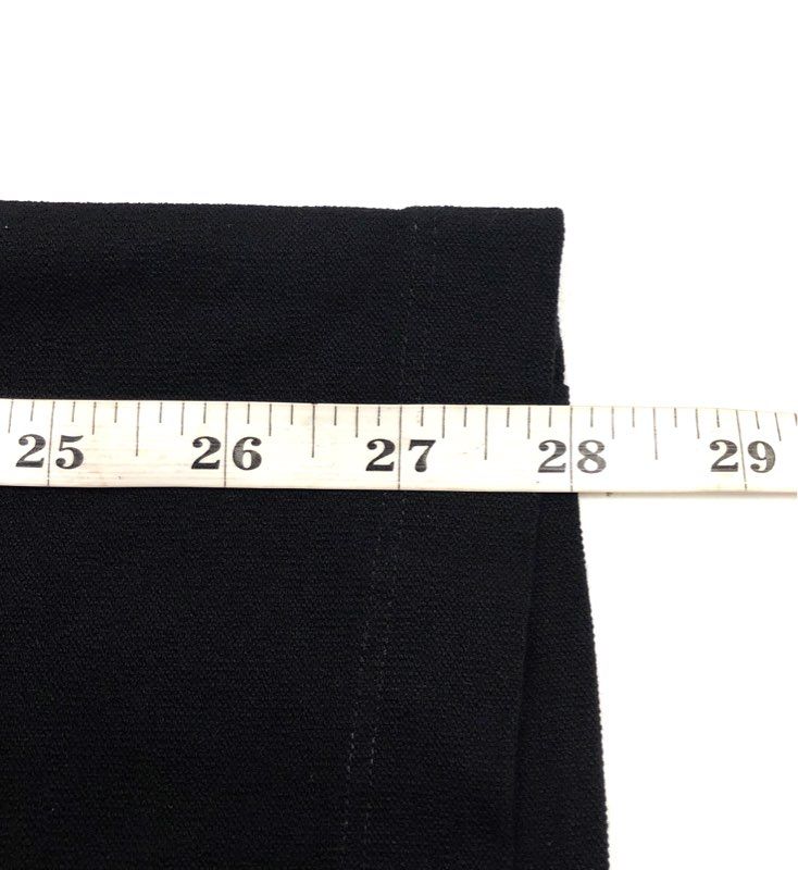 Eileen Fisher Women's Black Viscose Blend Tapered Knit Pull-On Pants Sz XXS