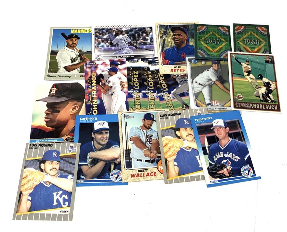 Sports Card Lot 80s-90s Baseball Football Basketball Mixed Brands See Photos