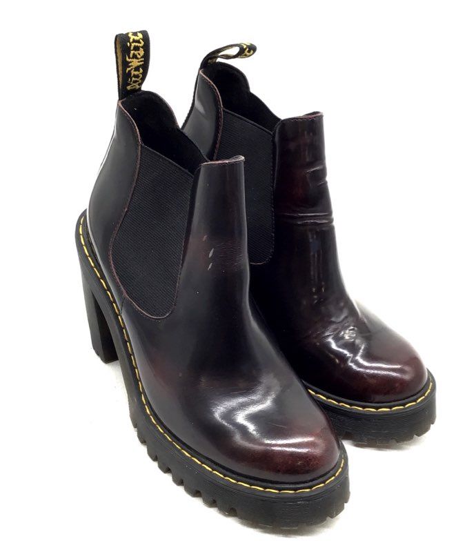 Dr. Martens Women's Hurston Cherry Red Chelsea Boots - Size 6