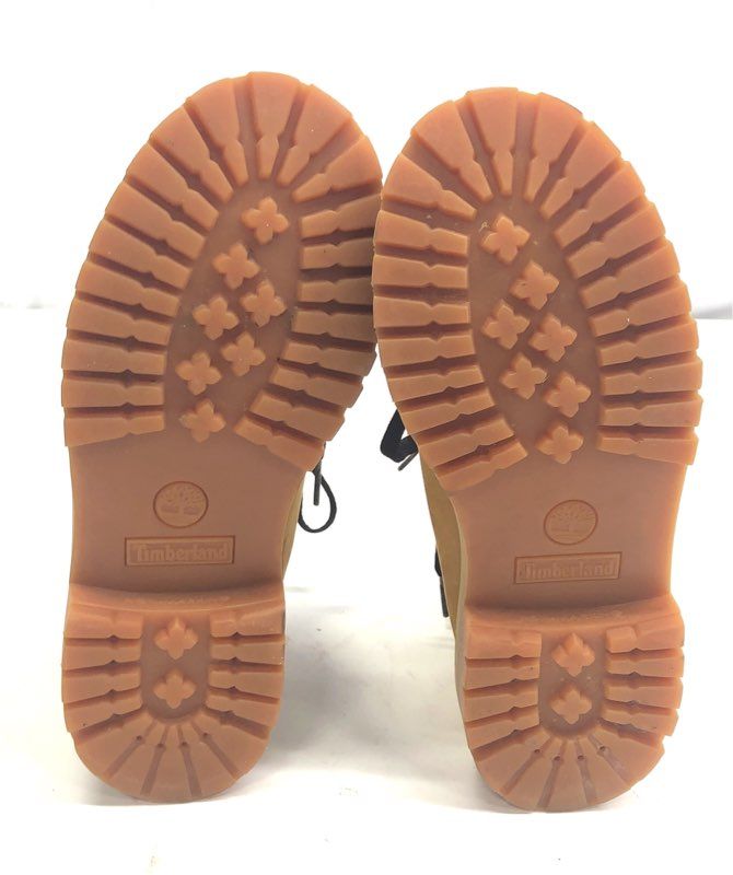 Timberland 6-Inch Premium Waterproof Wheat Nubuck Boots Junior Size 6M