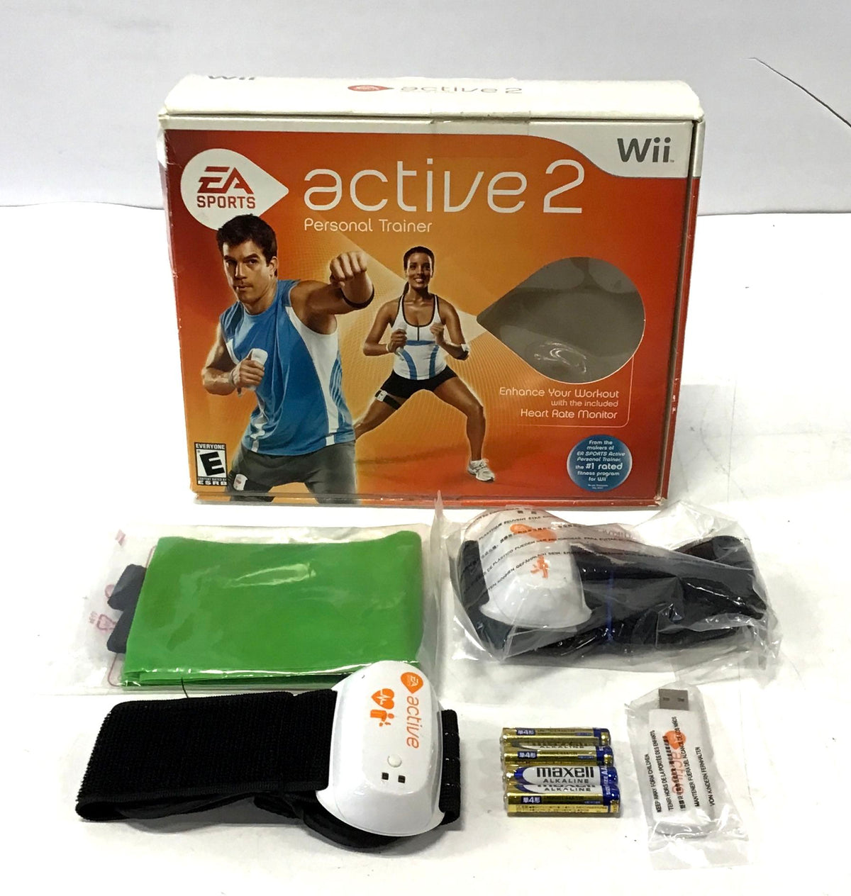 EA Sports Active 1 & Active 2 Personal Trainer Nintendo Wii Game Accessory Lot
