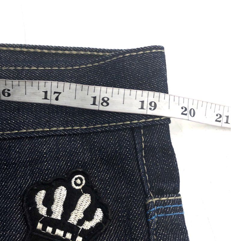 Vintage Y2K Coogi Men's Denim Shorts Embroidered Crew Logo Blue Baggy Sz 38