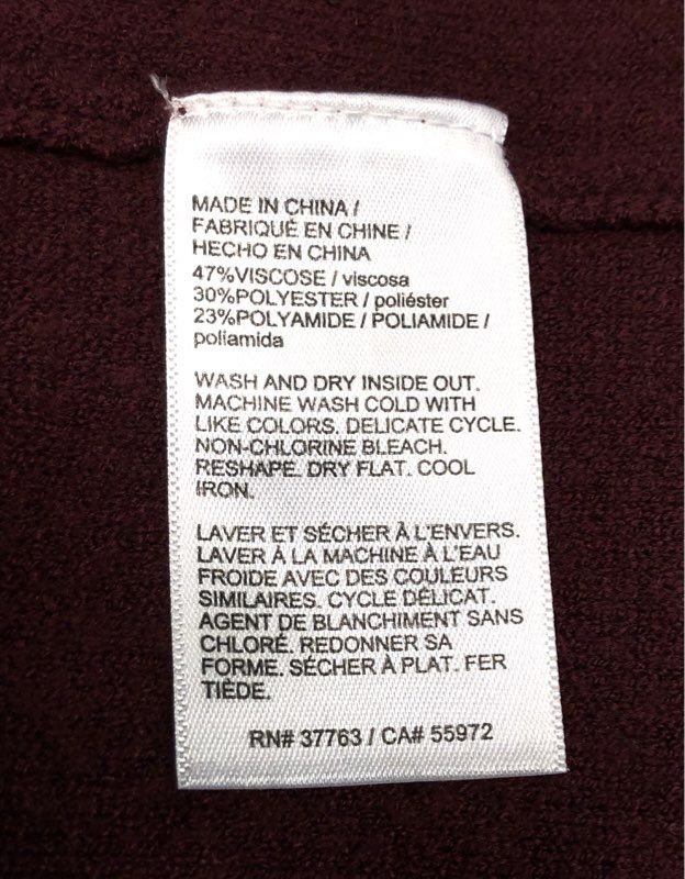 Ella Rafaella Women's Windsor Wine Knit Blazer Cardigan Jacket NWT Sz 3X