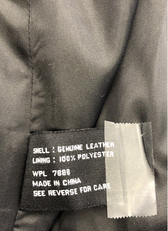 Jones New York Women's Black Leather Jacket - Size S