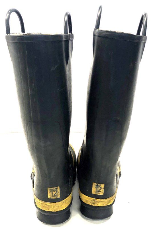 Servus Firebreaker Firefighter Rubber Bunker Boots Made in USA Men's Size 12