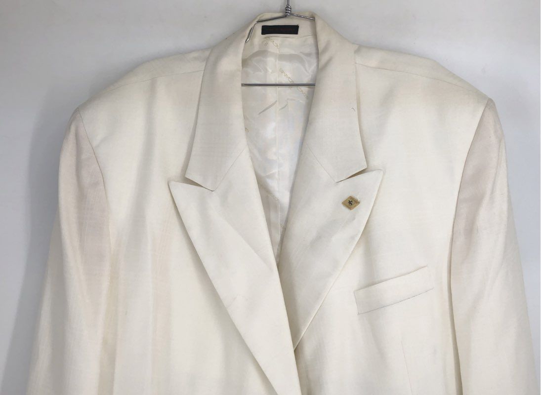 NWT Stacy Adams Men's White Blazer - Size 50R