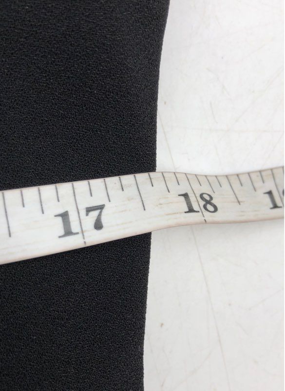 Riley and Rae Women's Black Dress White Peter Pan Collar Long Sleeve NWT Sz 12
