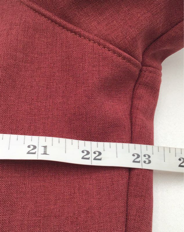 The North Face Women&#39;s Burgundy Fleece Lined Collared Full Zip Jacket - Size 2XL