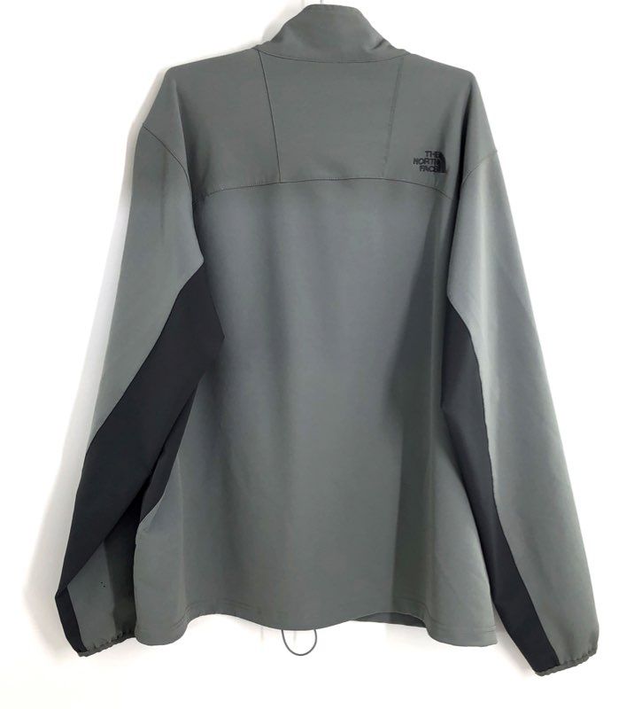 The North Face Men's Gray Black Apex Bionic Softshell Full Zip Jacket Sz XXL