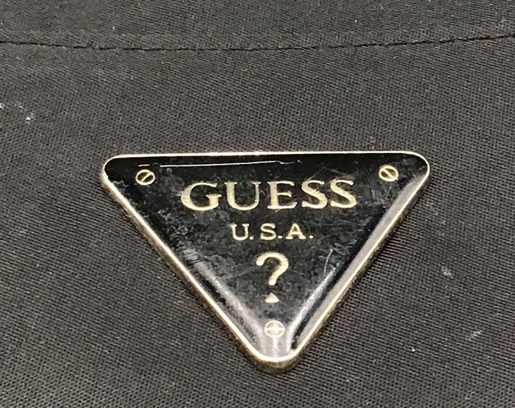 Guess Black Adjustable Strap Laptop Bag