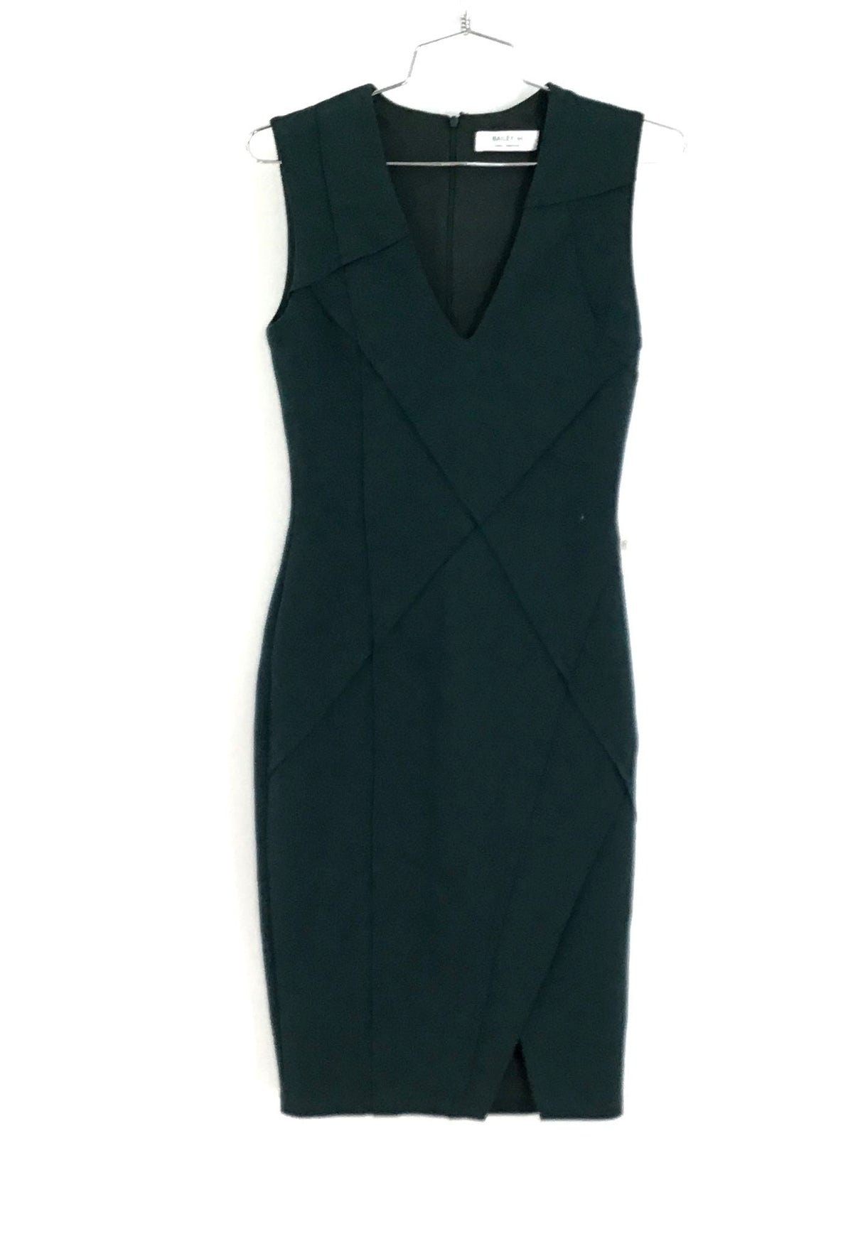 NWT Bailey/44 Women&#39;s Green Sleeveless Sheath Dress - Size XS