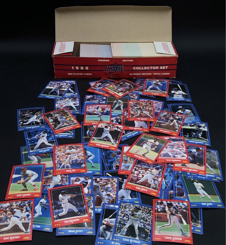 24.66 lbs. Lot of Baseball MLB Cards. Medium Box, Unsorted