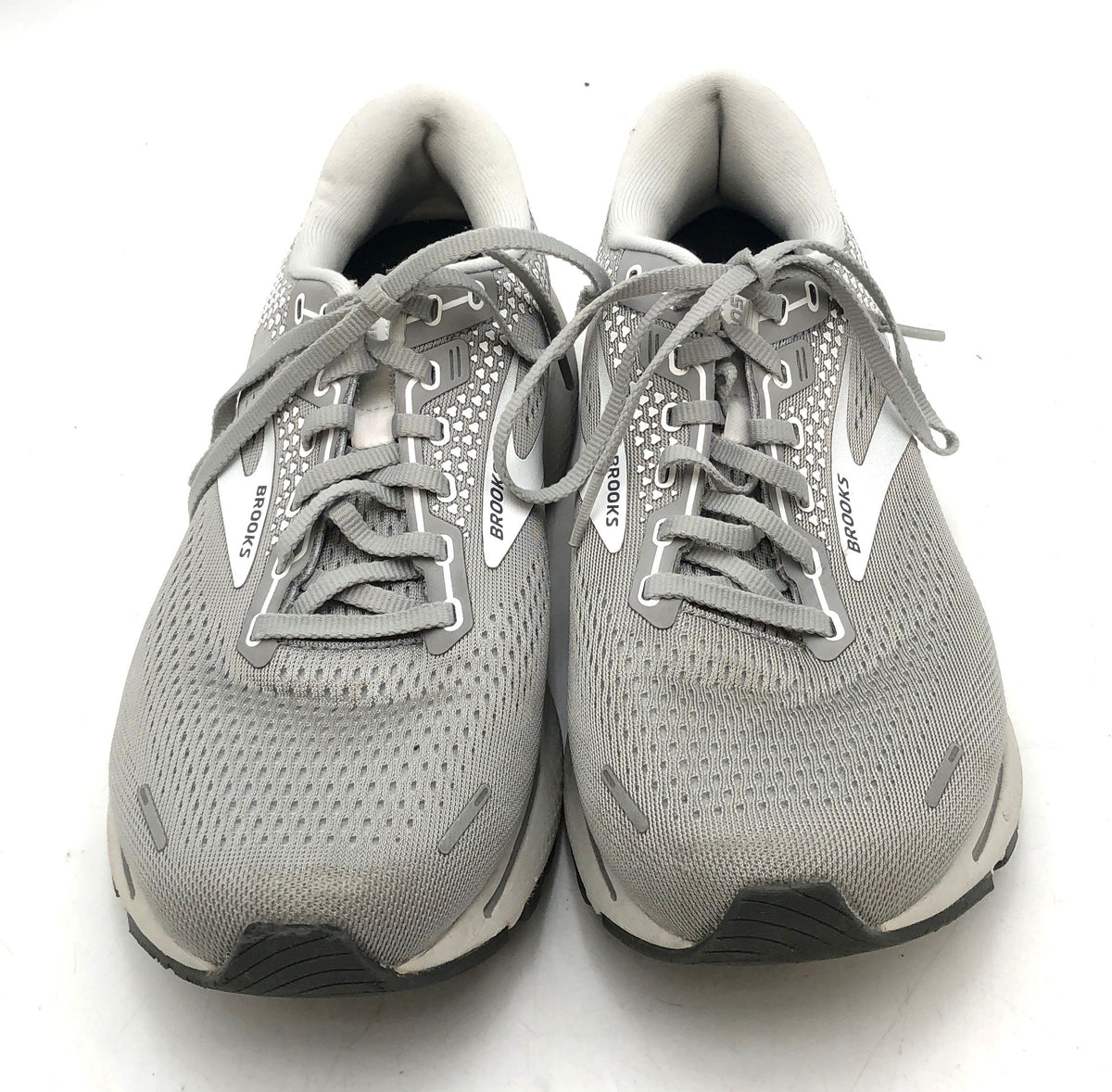 Brooks Ghost 14 Grey White Women's Running Shoes Size 10.5 Wide