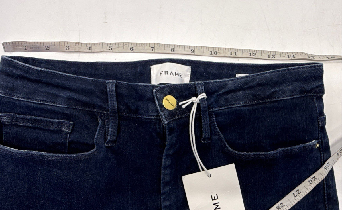 Frame Women's Le One Flare Jeans KELR Dark Wash Denim NWT Size 2