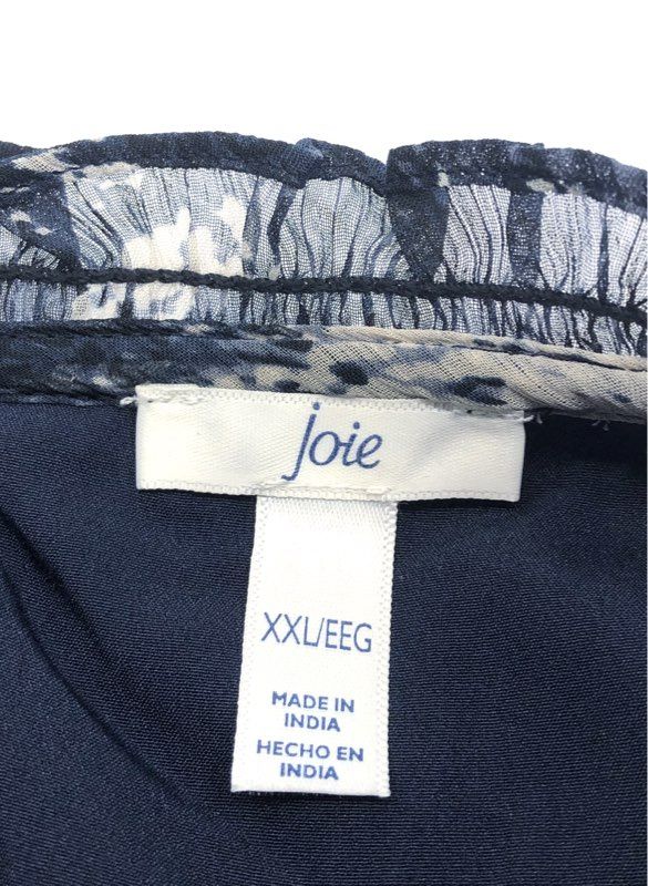 Joie Women's NWT Baltic Print Smocked Neck Sleeveless Mini Dress XXL