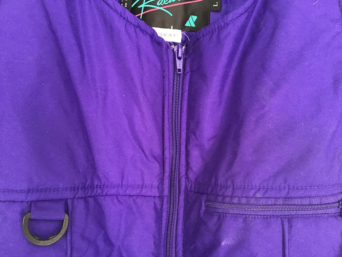 NWT Raewiks Women&#39;s Purple Waterproof Taslan Snow Bib Pants - Size L