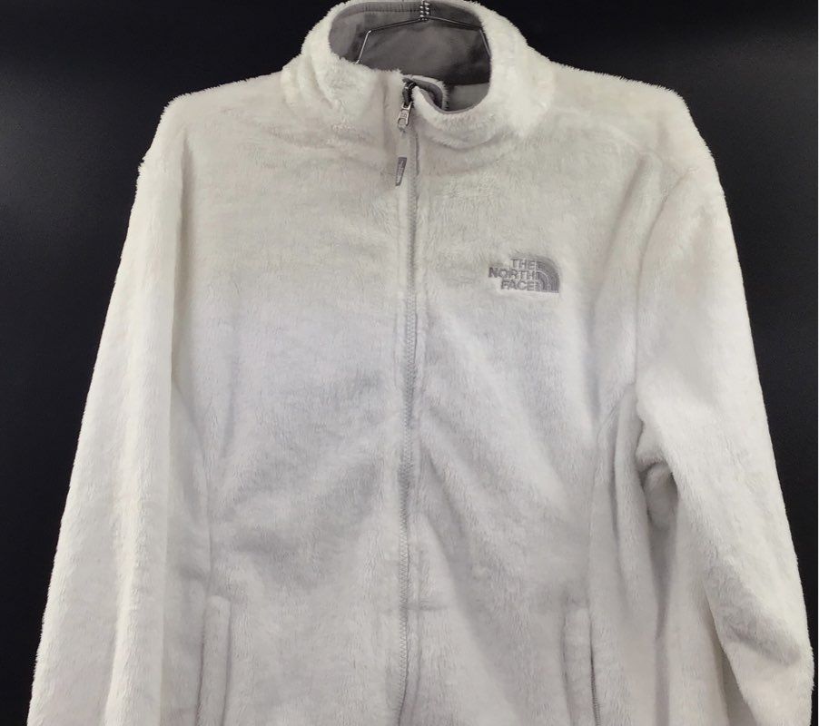 The North Face Women's Osito Full Zip Fleece Jacket White Sz L