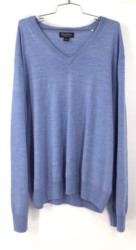 NWT Brooks Brothers Men's Black Blue Wool Sweater - Size 2XL Lot Of 2
