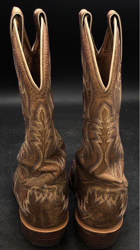 Laredo Lucretia LD2732 Brown Leather USA Made Western Cowboy Boots Size 10B