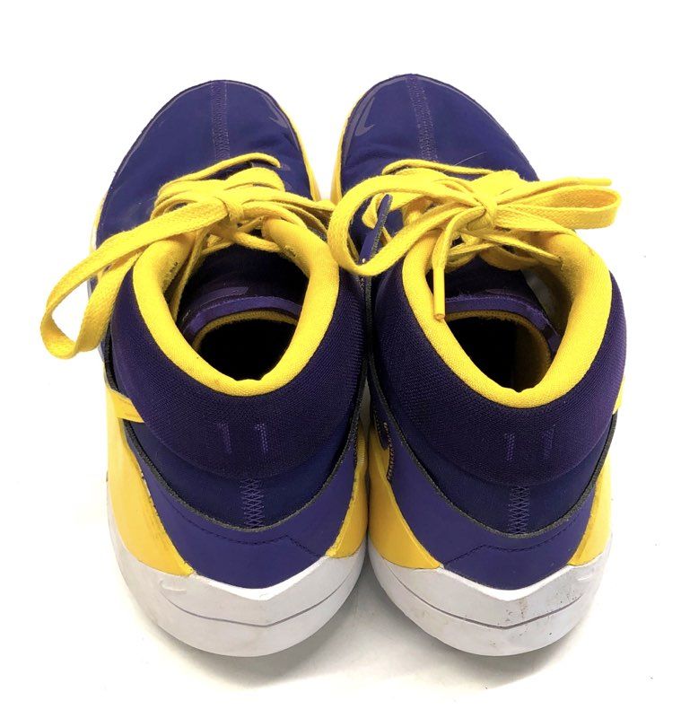 Nike KD13 Purple Yellow Basketball Shoes Size 11.5