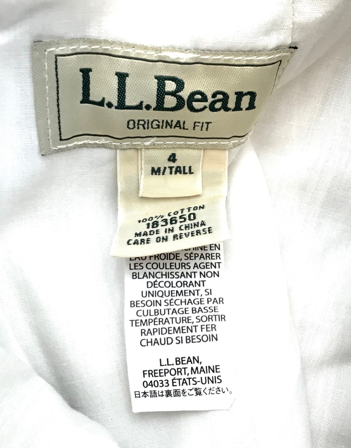 NWT L.L. Bean Chino Pants - Size 4 Lot Of 3