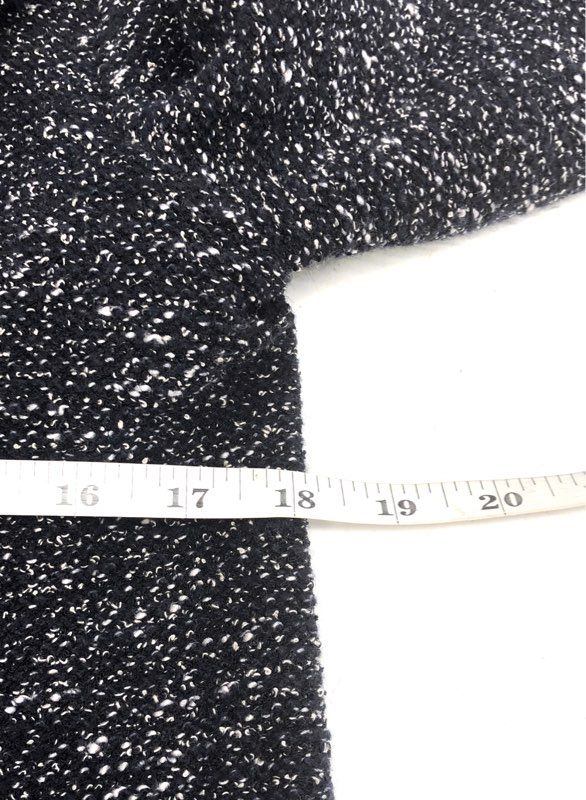 J.Crew Women's Black White Speckled Tweed Wool Blend Moto Jacket Sz 6 NWT
