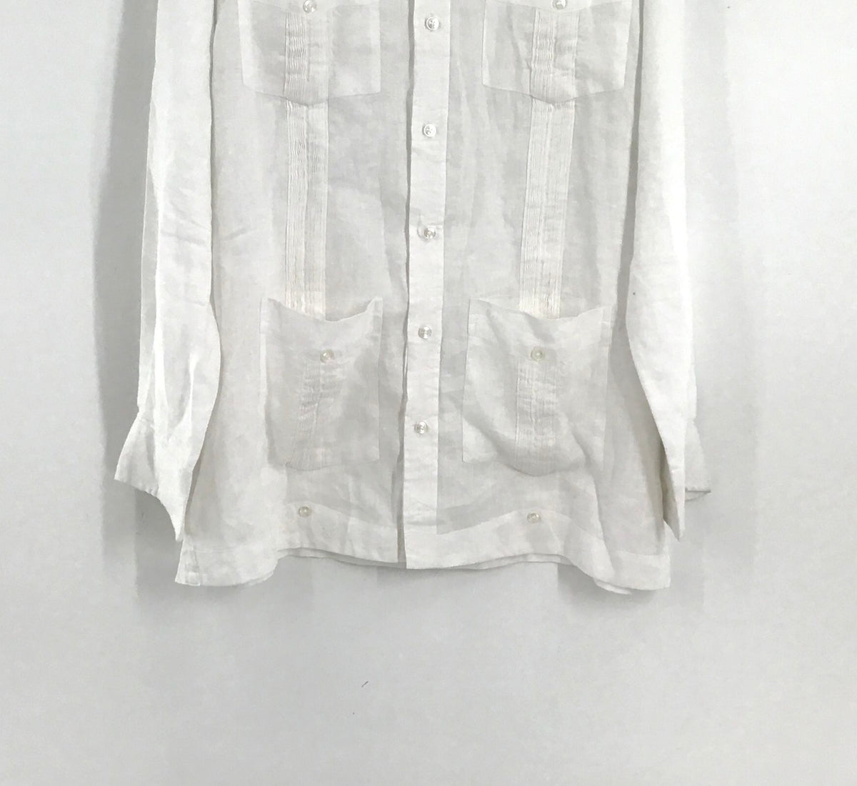 Oscar De La Renta Button-Up Shirt - Size L