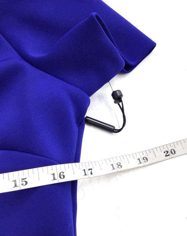 NWT Calvin Klein Women's Blue Sheath Dress - Size 6