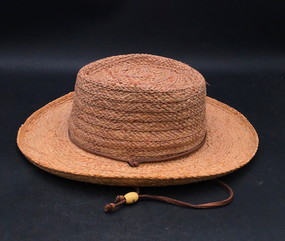 Scala Men's Natural Fedora Hat - Size L/XL