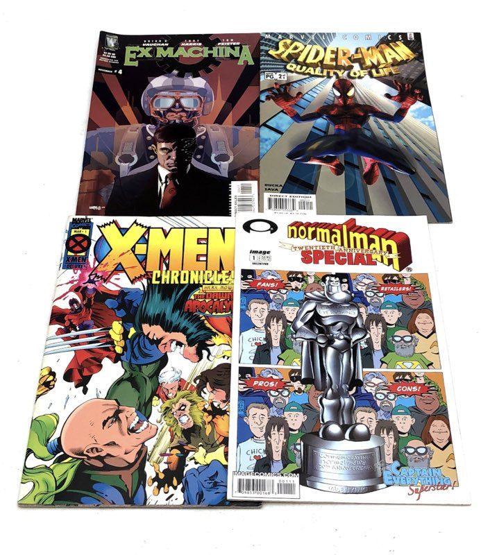 Comic Book Lot Marvel DC Image Valiant 1970s-2000s Superhero Approximately 25