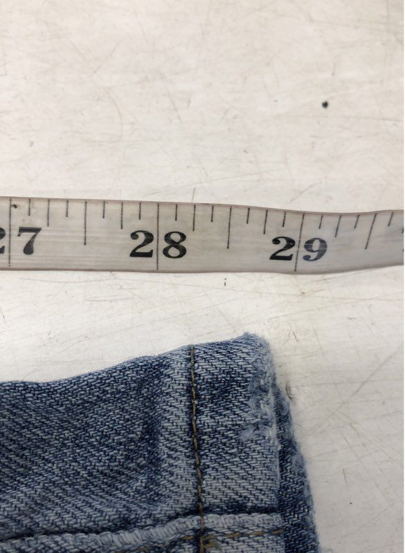 Pistola Women's Blue Distressed High Rise Ripped Knee Frayed Hem Jeans Sz 31