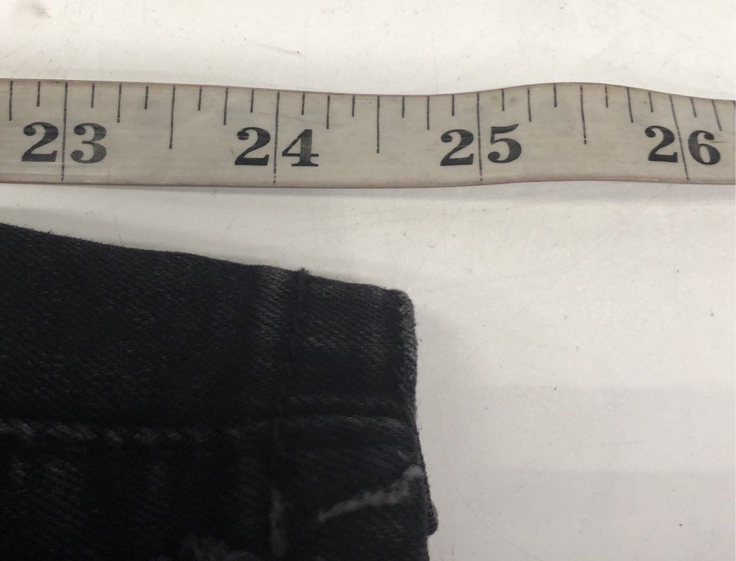 Vervet Women's Black Distressed Skinny High Rise Button Fly Jeans Size 25