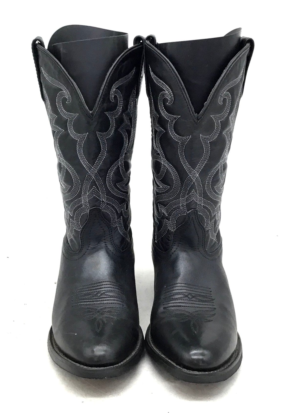 Laredo Women's Black Leather Western Boots - Size 10 M