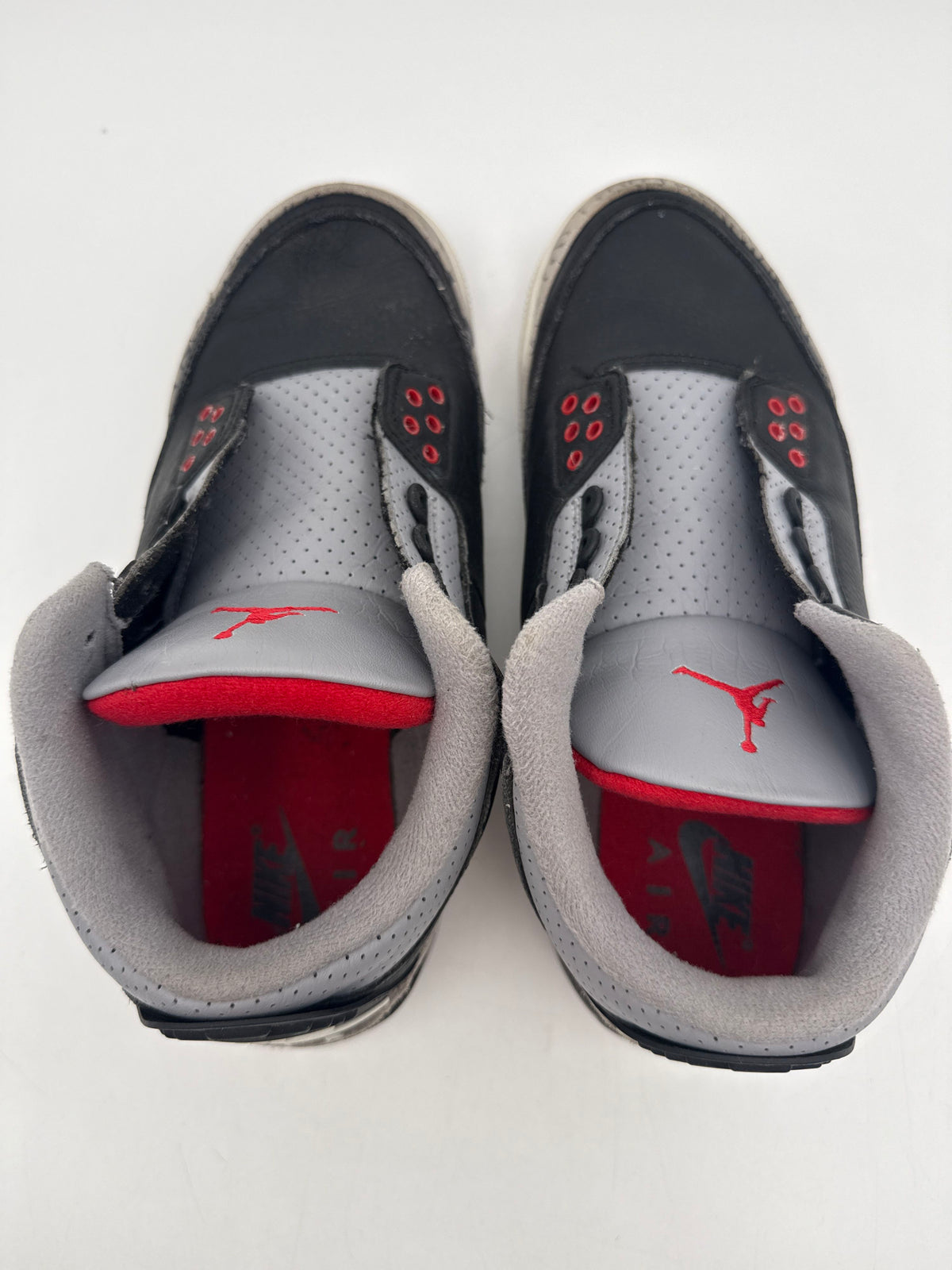 Nike Air Jordan 3 Retro Black Cement 2024 GS Sneakers Size 7Y COA