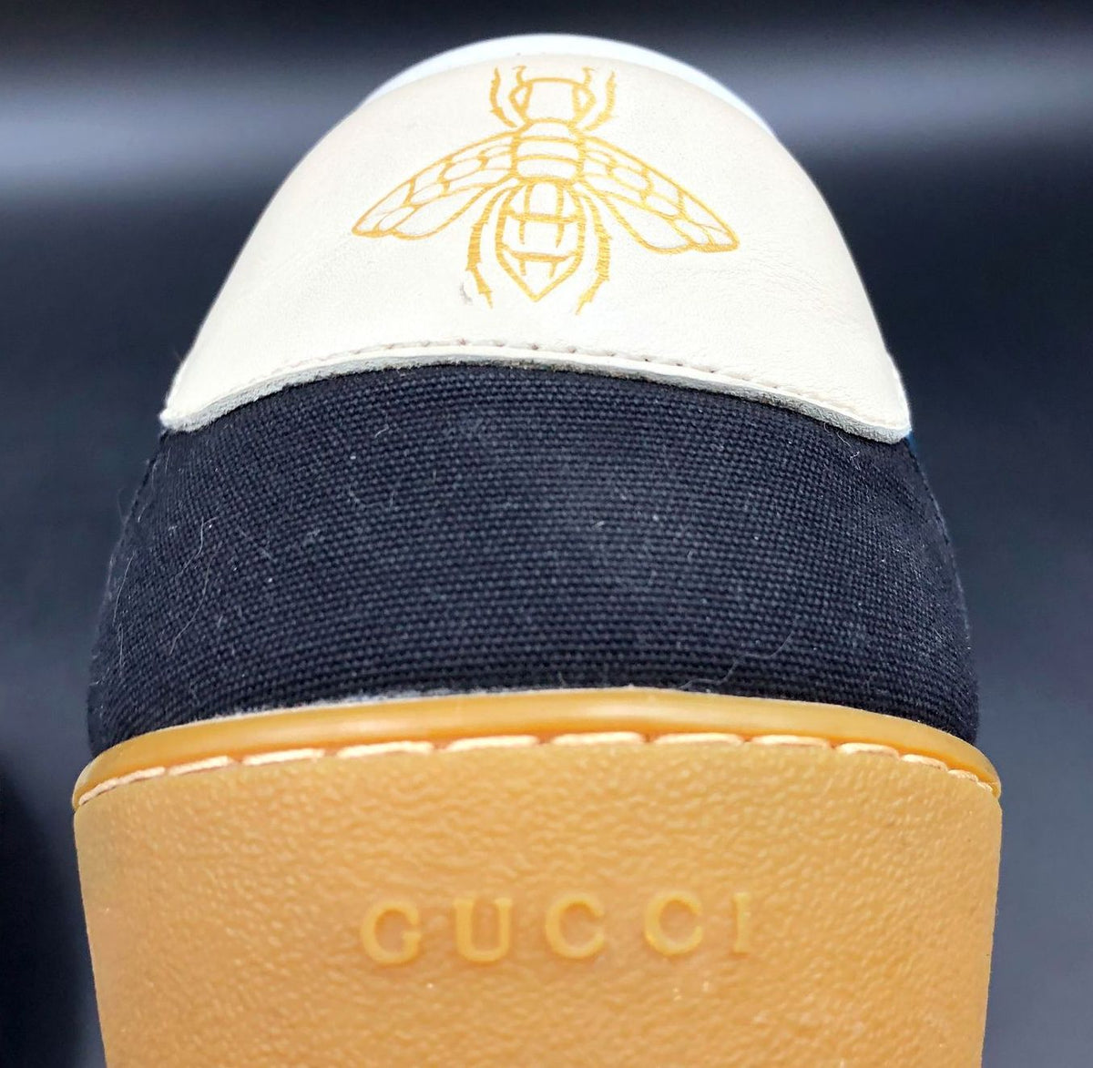 Gucci G74 Nylon 'Bright Blue' Men's Sneakers with Web Stripes - Size 43 (+COA)