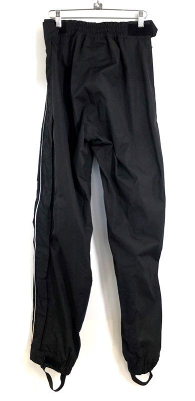 Vintage Y2K Harley-Davidson Black Riding Overpants Reflective Side Zip Sz S