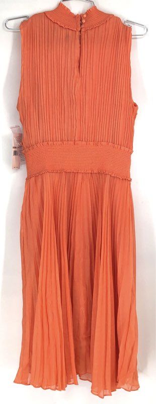 NWT Nanette Lepore Women's Vivid Coral Fit & Flare Dress - Size 12