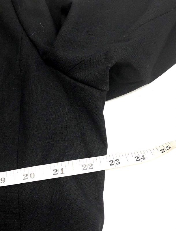 Halogen Women's Black One Button Blazer Jacket Stretch Notched Lapel Sz XL NWT
