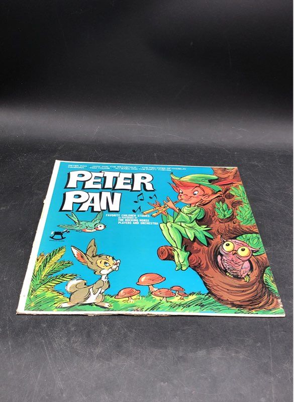 Peter Pan, Tubby The Tuba, Winnie The Pooh & More Vinyl Records Lot Of 5