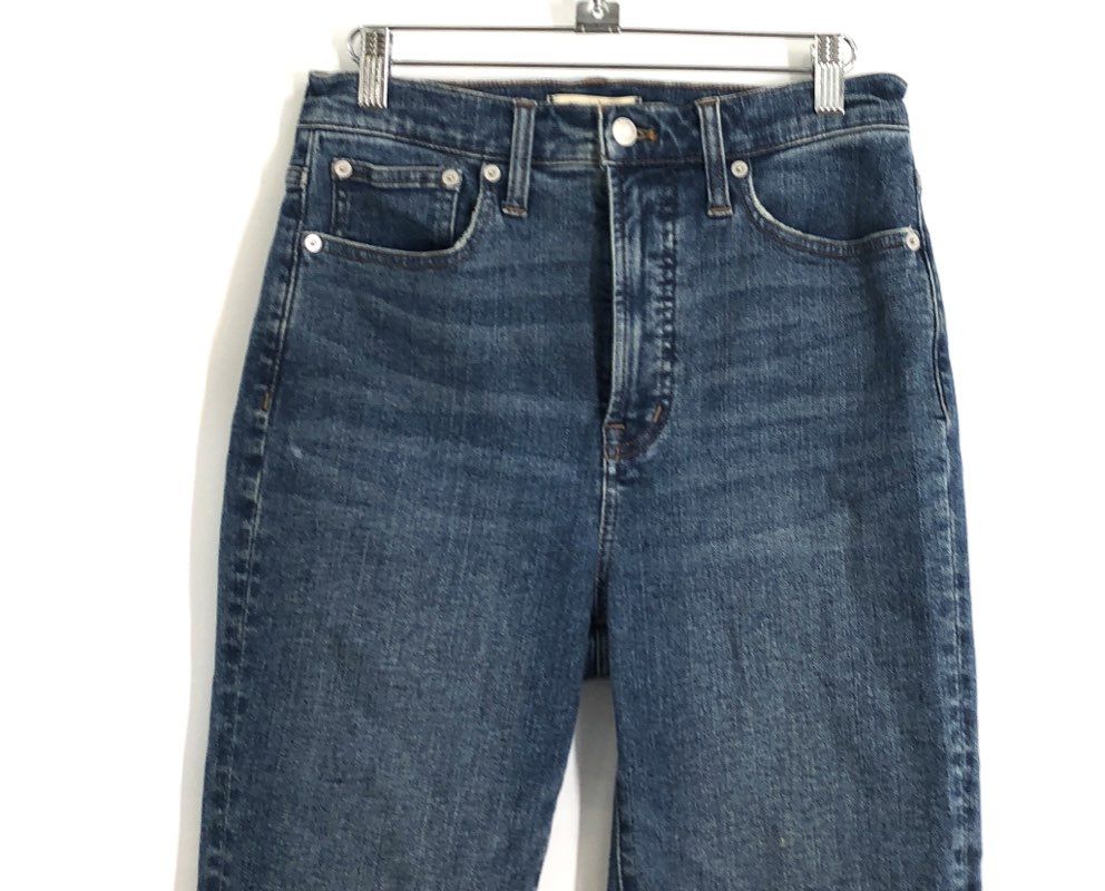 Madewell Women's The Perfect Vintage Jean Dark Indigo Blue High Rise Sz 26T