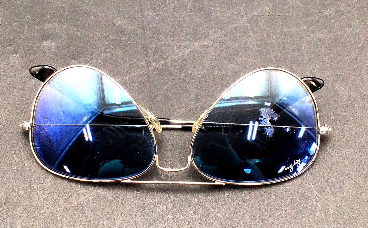 Ray-Ban Men's Blue Aviator Sunglasses